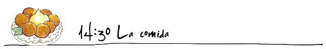 14:30 - La comida