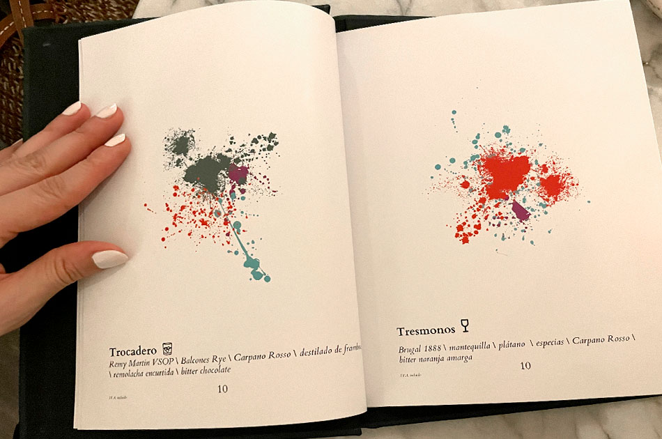 Carta Momus coctelería Carta Momus coctelería