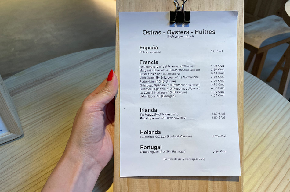 Carta El Puertito Madrid