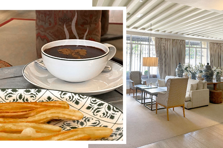 Chocolate con churros hotel urso madrid