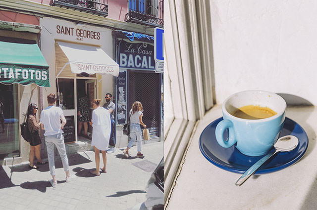 Interior del Saint Georges Café Saint Georges Café
