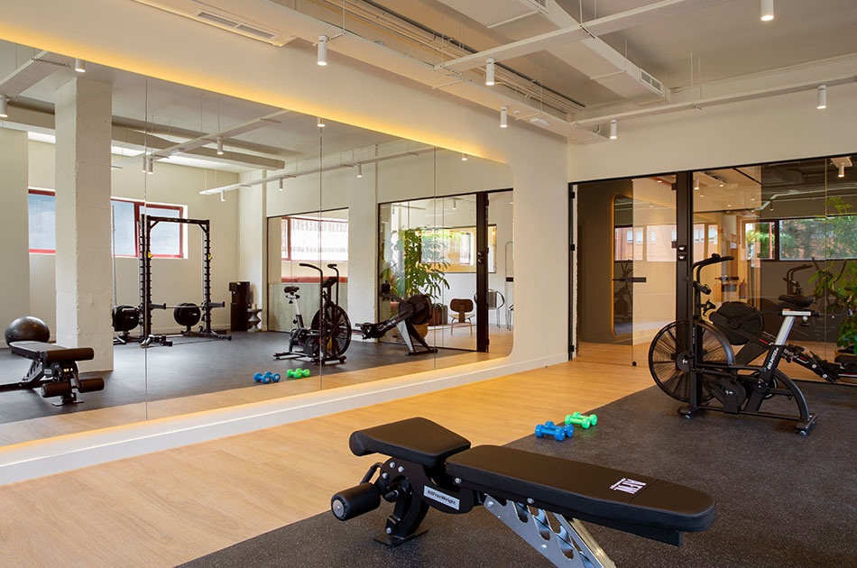 Coworking Monday Río gimnasio