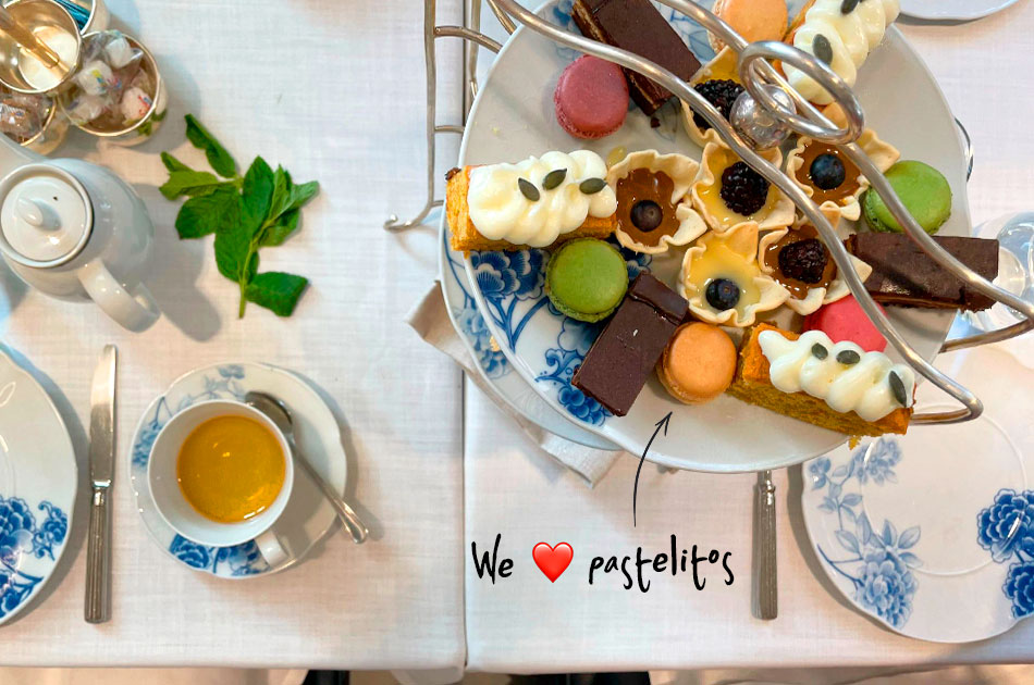 Afternoon tea en el Heritage Hotel Relais & Châteaux