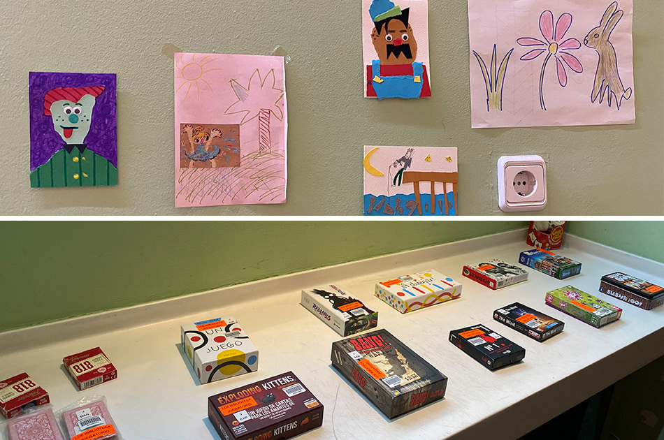 Dibujos y juegos de mesa