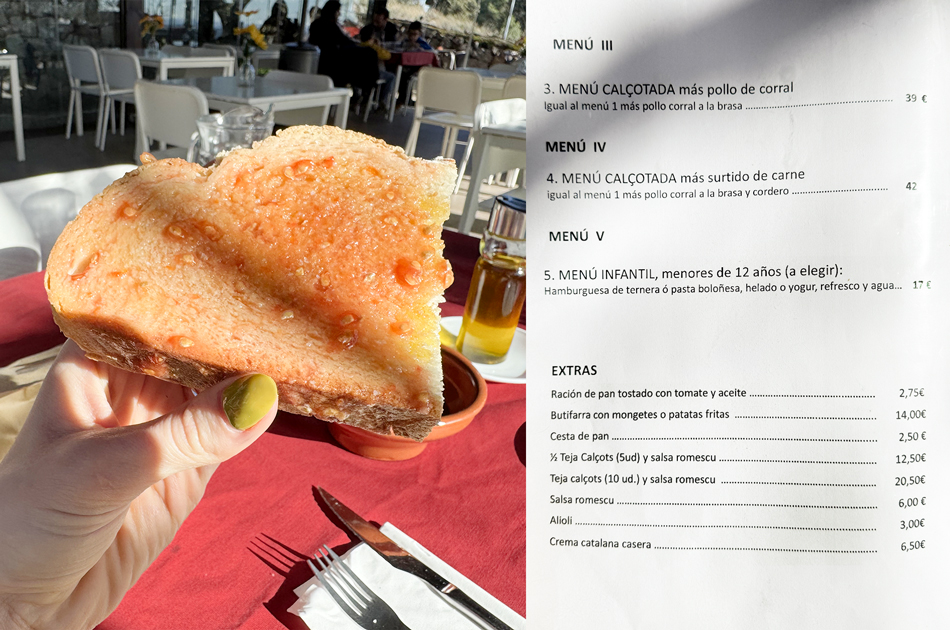 Calçotada en la sierra de Madrid