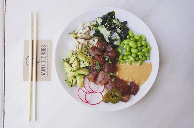 Interior del Saint Georges Café Saint Georges Café