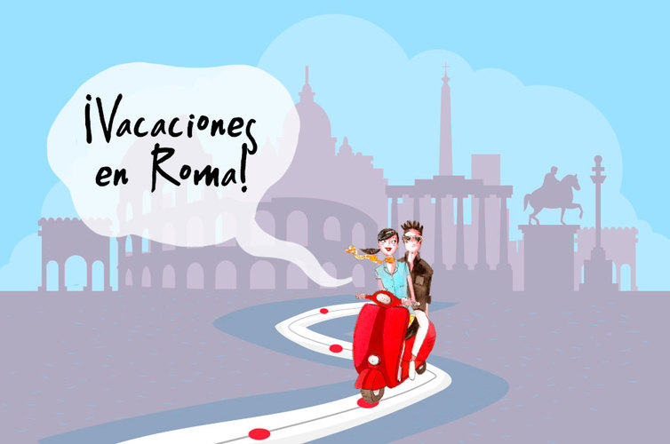 Viaje a Roma a bordo de una Vespa