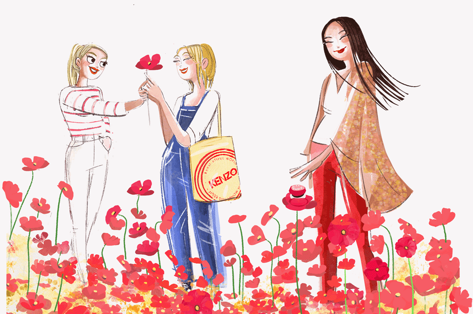 El botón de la sonrisa de Kenzo