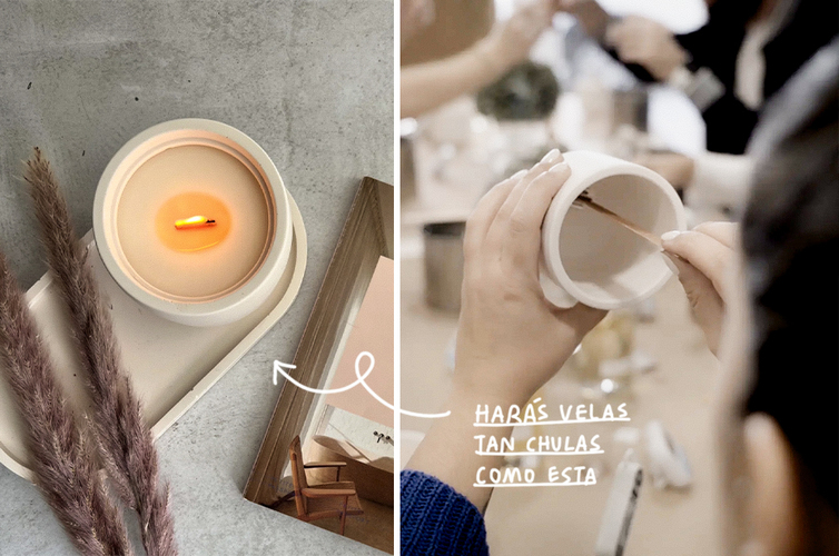 Taller de velas y vino Madrid