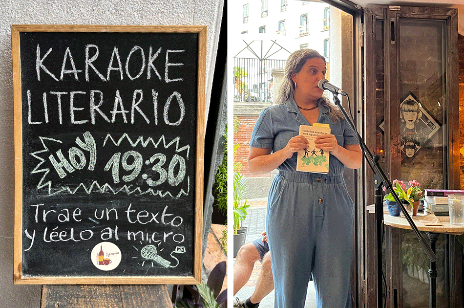 Karaoke literario Madrid
