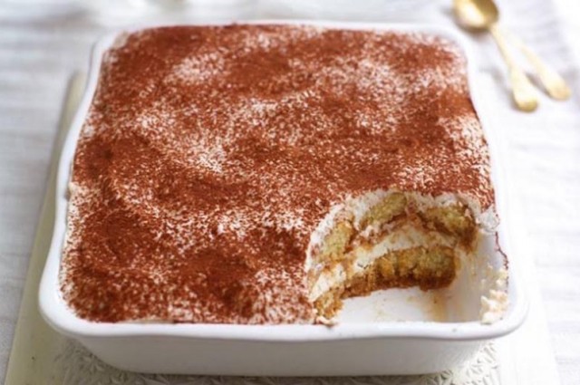 Tiramisú casero para llevar