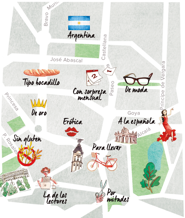 El mapa de la pizza en Madrid