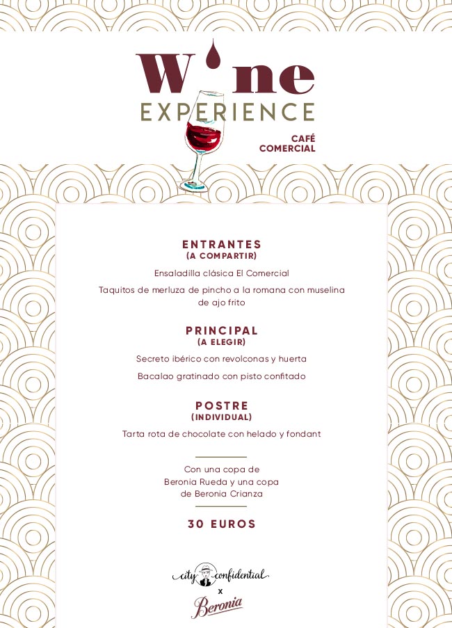 Wine Experience en el Café Comercial Wine Experience en el Café Comercial