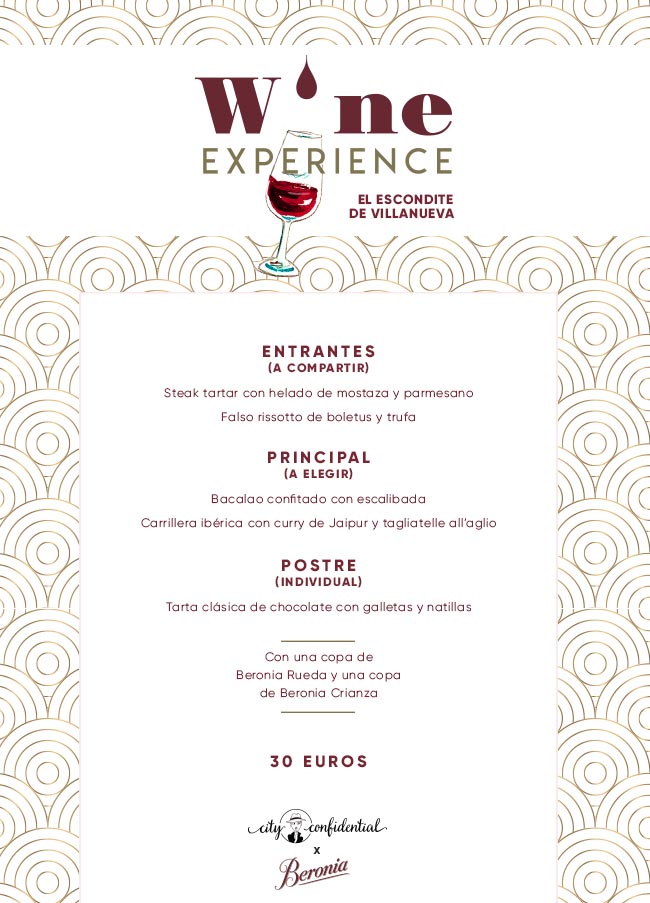 Wine Experience en El Escondite de Villanueva Wine Experience en El Escondite de Villanueva