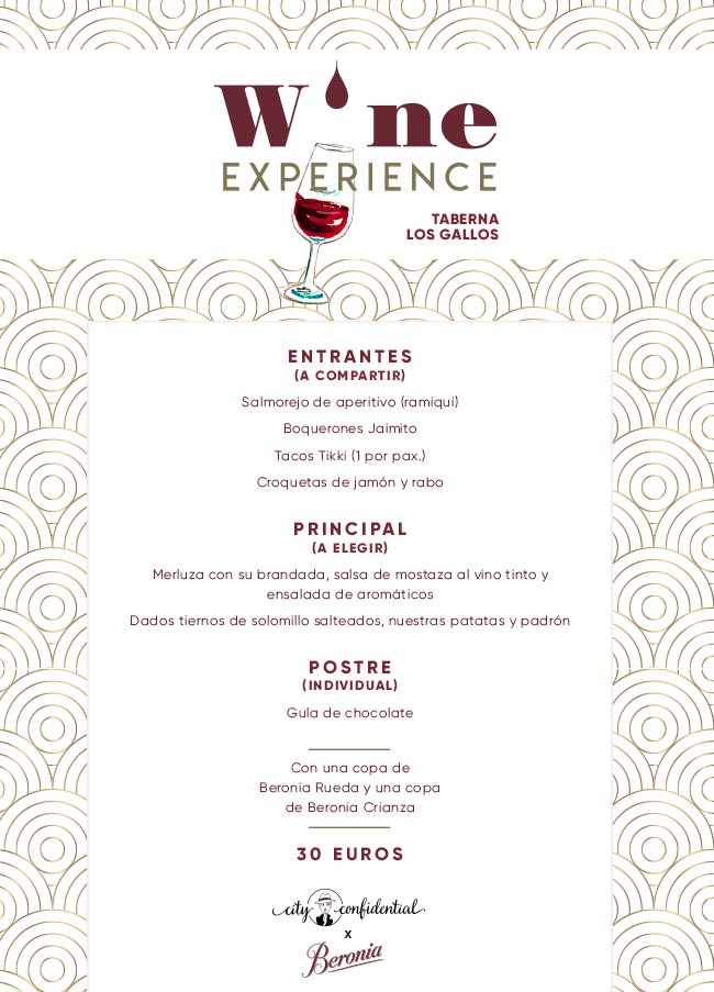 Wine Experience en Taberna los Gallos Wine Experience en Taberna los Gallos
