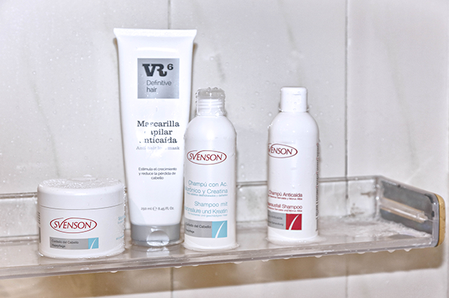 Paloma utiliza productos Svenson para la caída del cabello Paloma utiliza productos Svenson para la caída del cabello
